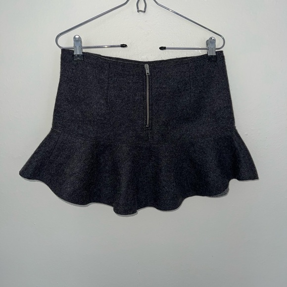 SOLD ISABEL MARANT Freja merino wool-felt mini skirt - Picture 5 of 10